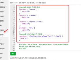 phpcms目录安全设置,nginx禁止指定目录被直接访问,禁止指定目录执行php文件